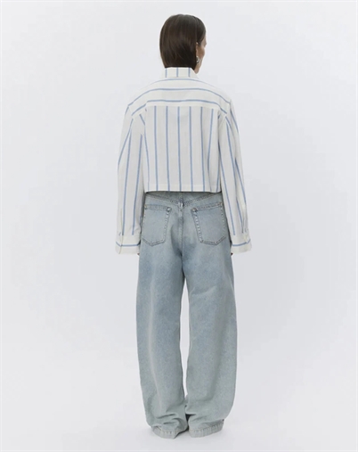 Issa Striped Cotton Skjorte - Day Birger et Mikkelsen